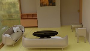 living room 3D