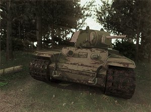 soviet tank kv-1 model