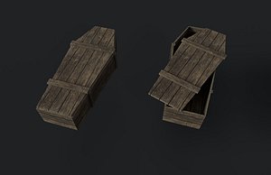 Old Wooden Coffin