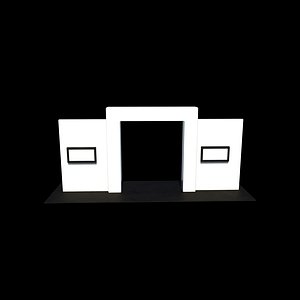 3D model entrance 04 3D model