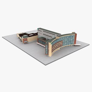 3D Hospital Building model
