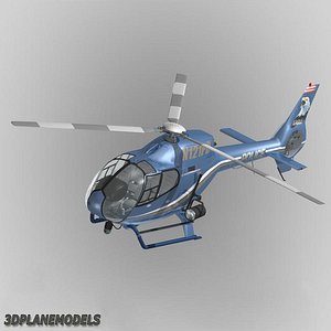 3d eurocopter ec-120b newport police