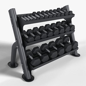 Hex Dumbbell Rack