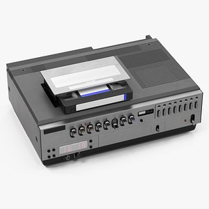 VHS Player with Cassette