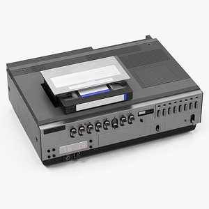 VHS Player with Cassette