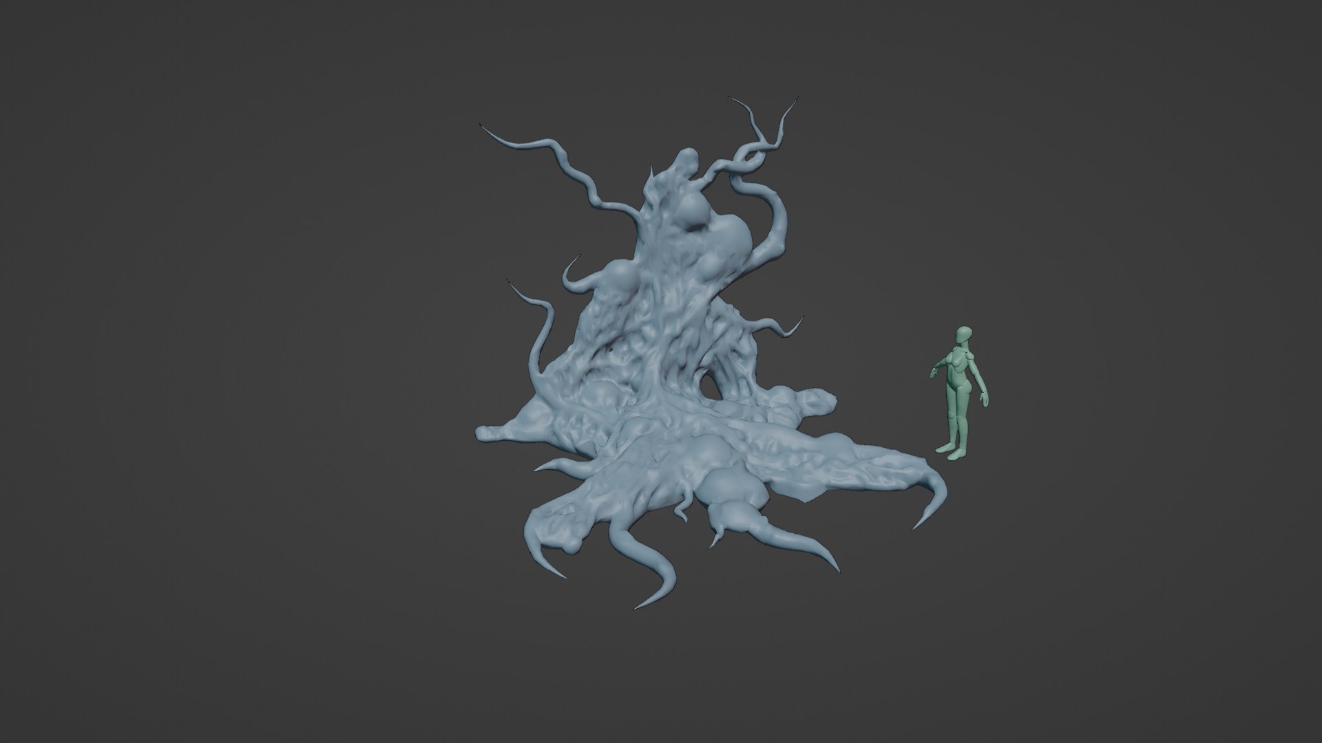 3D Organic Alien UE Game ready model - TurboSquid 2015577