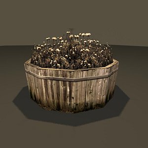 obj dusty flower plant