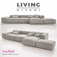 Living Divani - NeoWall Sofa Composition I