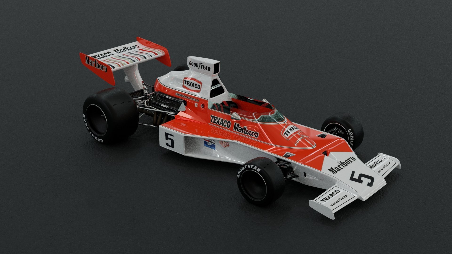 3D mclaren m23-4 1974 - TurboSquid 1649263