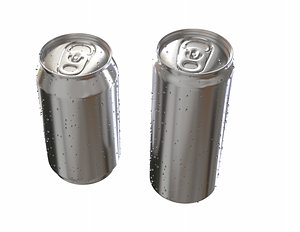 Soda Can with Droplets