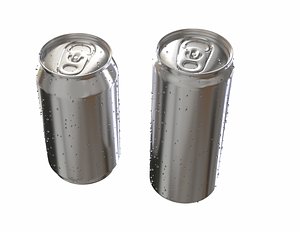 Soda Can with Droplets
