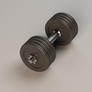 dumb bell dumbbell 3d model