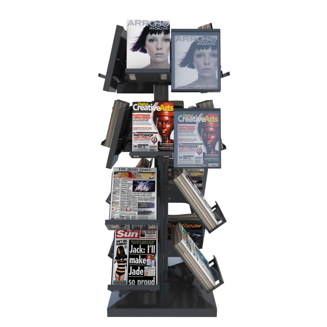 Newspaper Magazine Stand Max