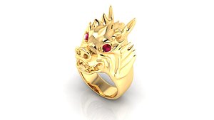 3D Dragon Ring R1 model