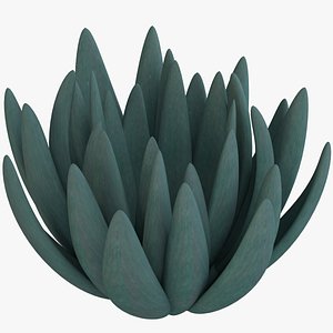 3d model blue chalksticks