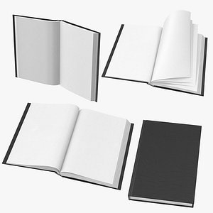 small bound sketchbooks 3D
