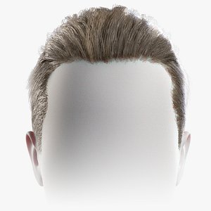 Realtime Mens Hairstyle 1 3D