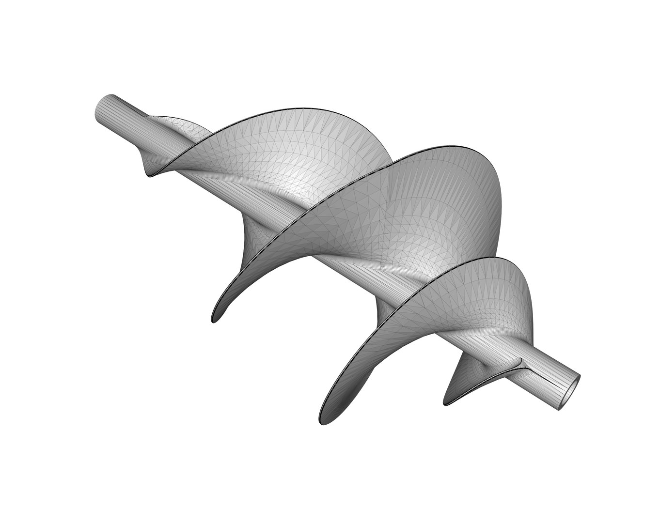 Spiral Wind Turbine 3D Model - TurboSquid 2268490