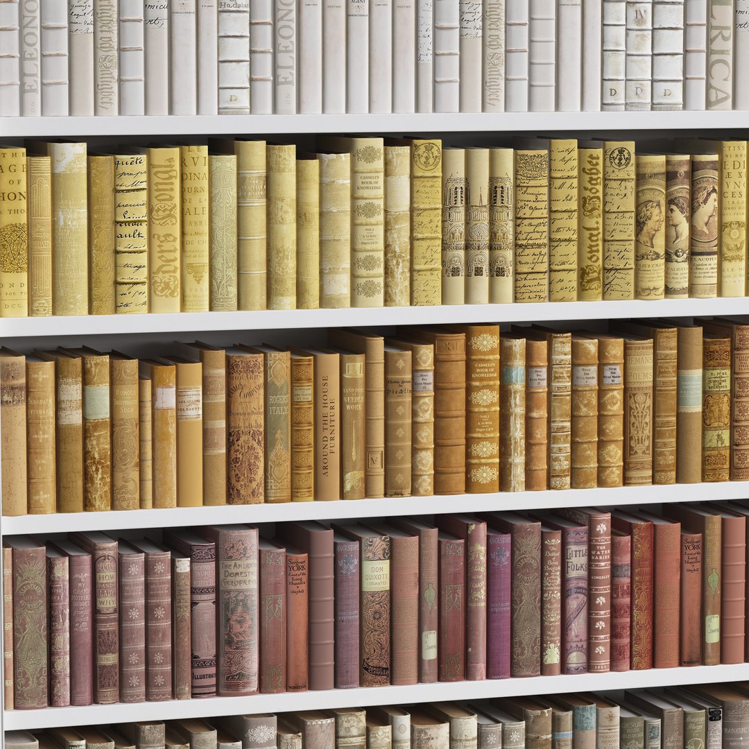 Classic Books 65 3D Model - TurboSquid 2364927