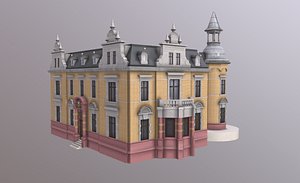 Palac w Rzuchowie  Palace in Rzuchow 3D model
