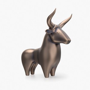 bull toon cartoon fbx