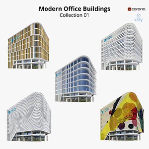 Modern Office buildings Collection 01