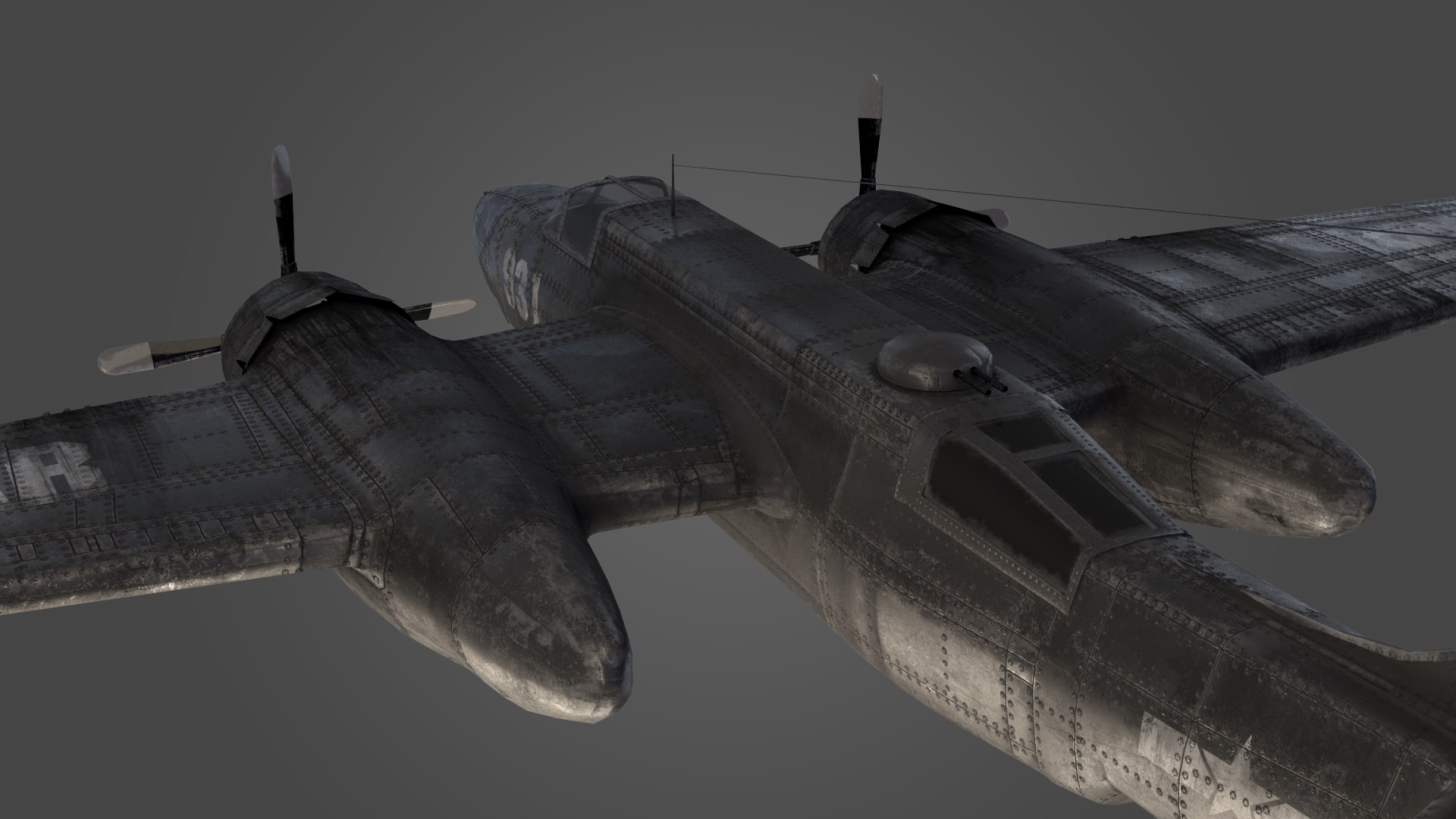 3D douglas b-26 invader airplane model - TurboSquid 1564850