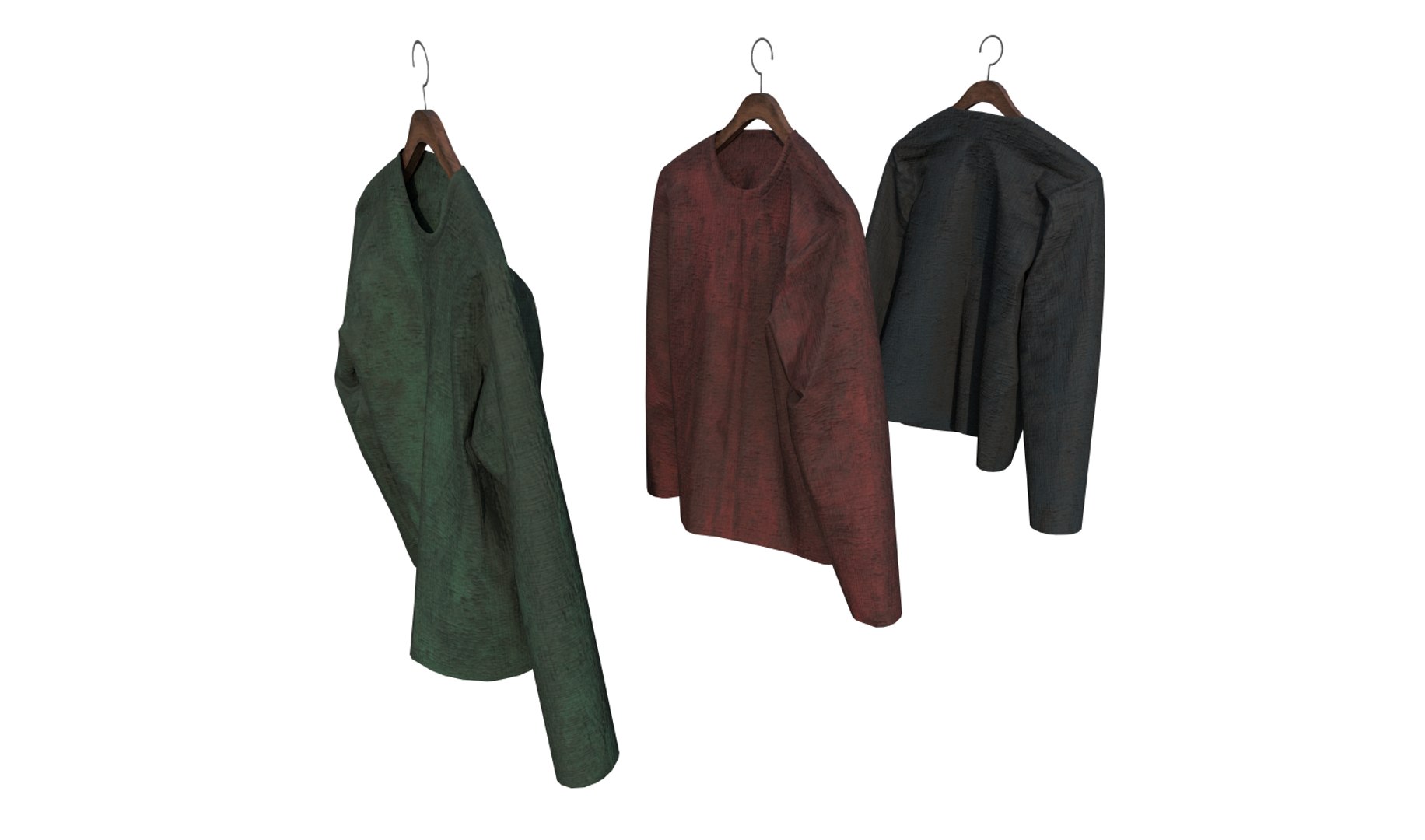 Clothes Prop Pack 3D Model TurboSquid 2100338