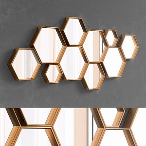 3D model Mirrors Set 155