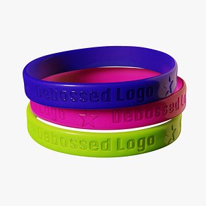 3D model Silicone Wristband