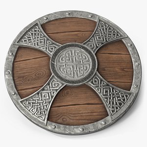 3D Round Battle Shield