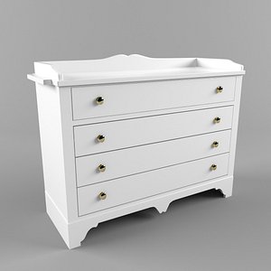 changing table 3d model