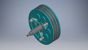 3D vehicle clutch 3d model