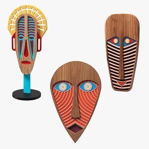 3D decorative design masks 2