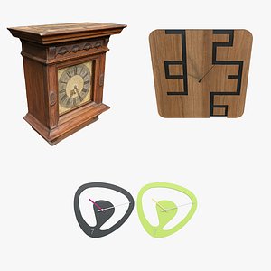 3D Clock Collection 01
