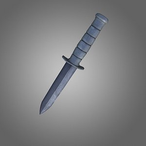 3ds knife low-poly