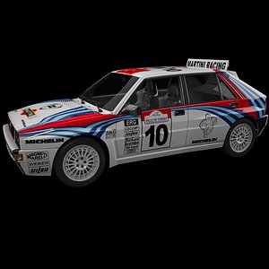 Lancia Delta Rally Car