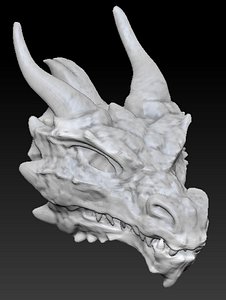dragon head 3d model