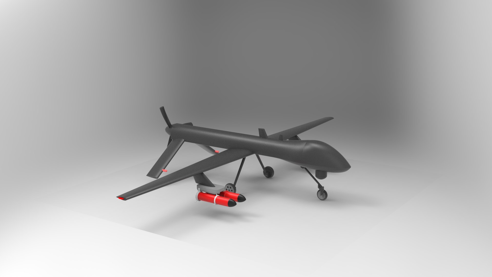 3D Predator Drone Model TurboSquid 2142993