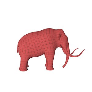3d base mesh mammoth