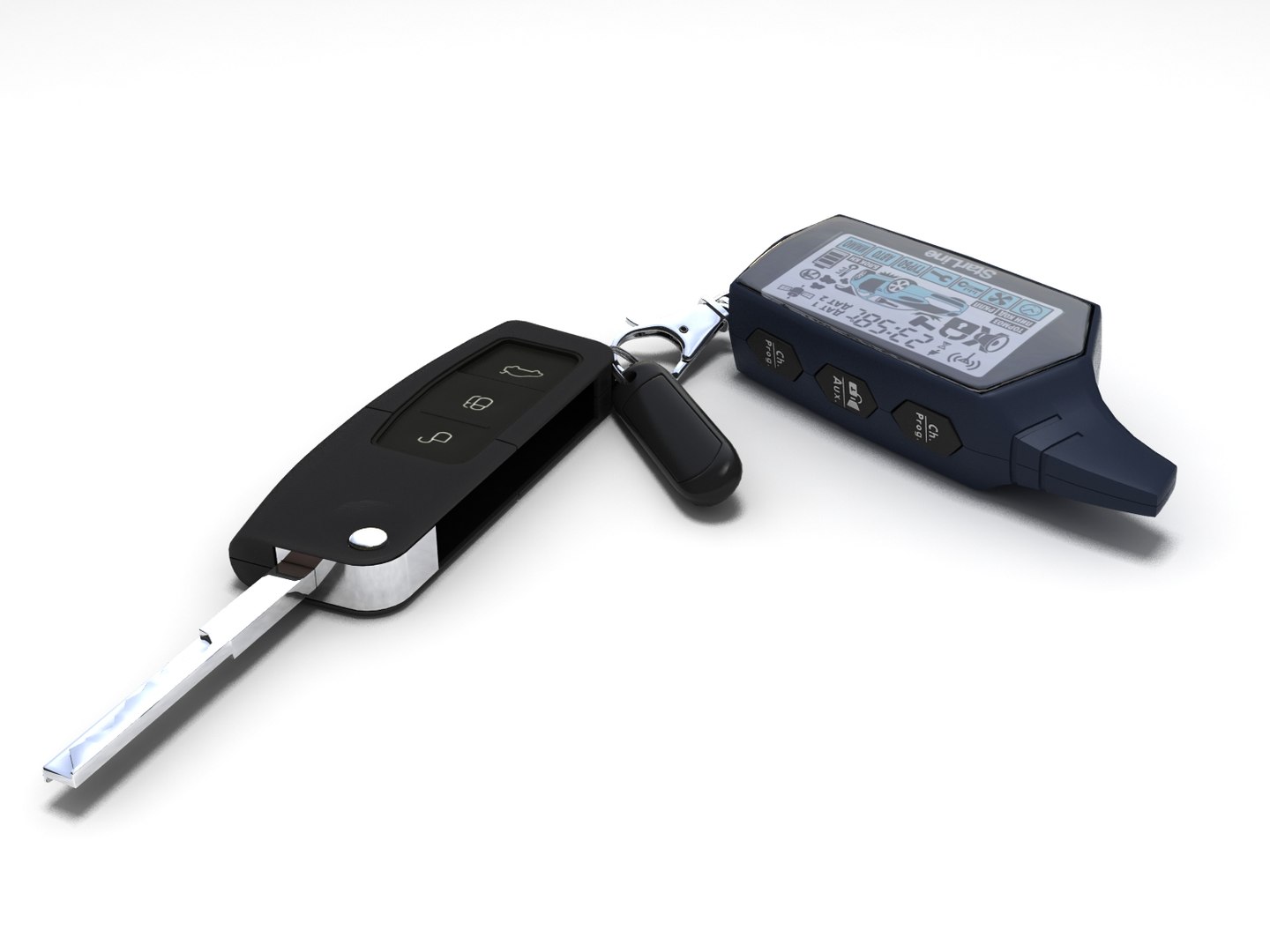 3d Model Car Key Focus 2