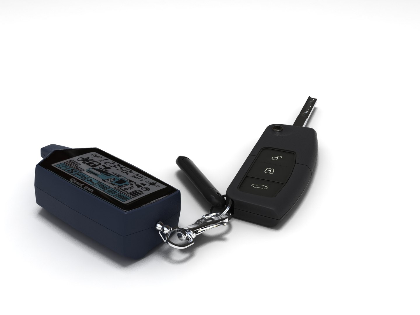 3d Model Car Key Focus 2