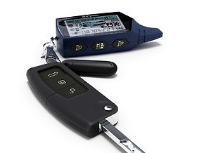 3d model car key focus 2