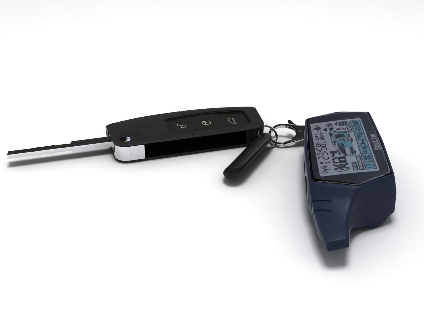3d Model Car Key Focus 2