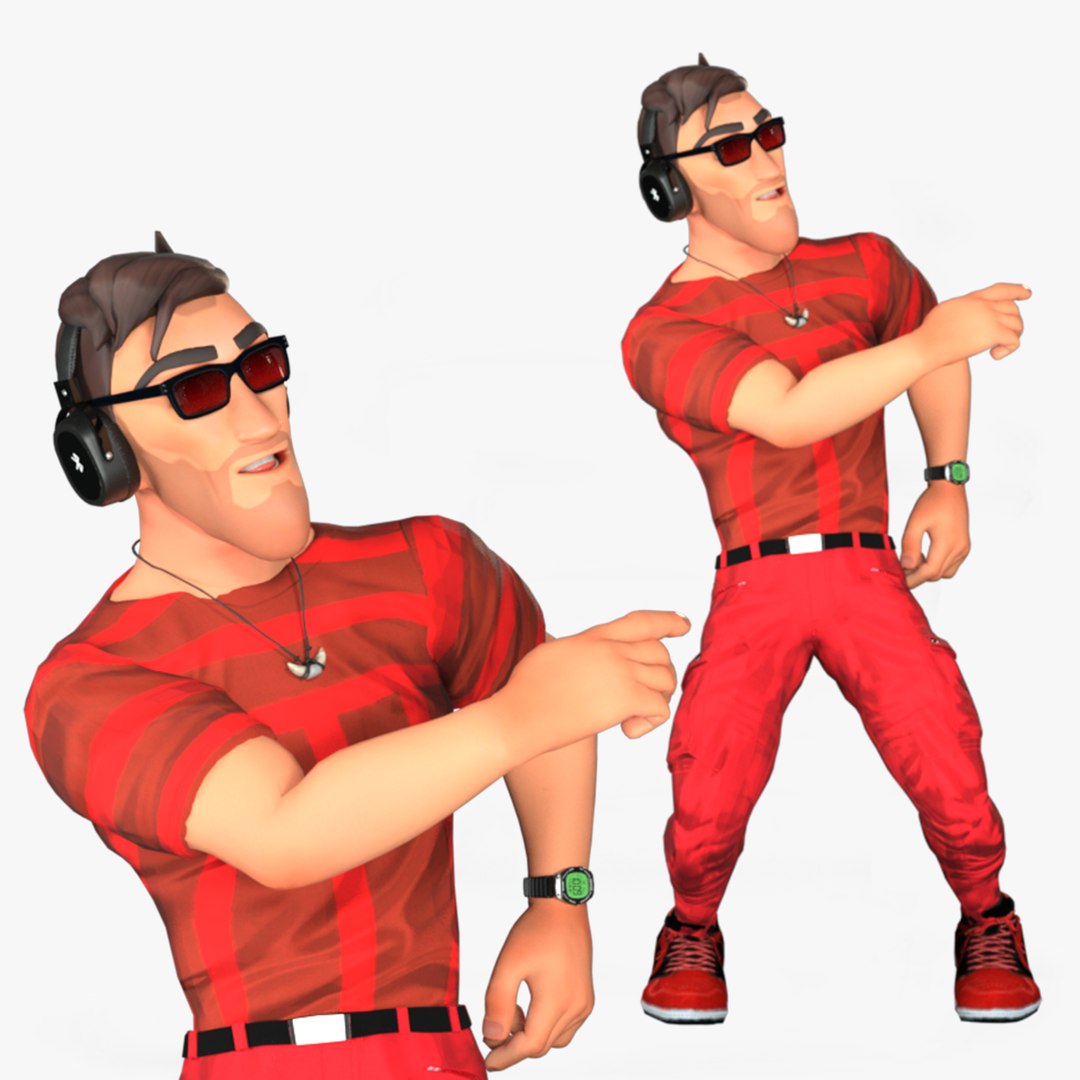 Cartoon Man Rigged 3D Model model - TurboSquid 2098776