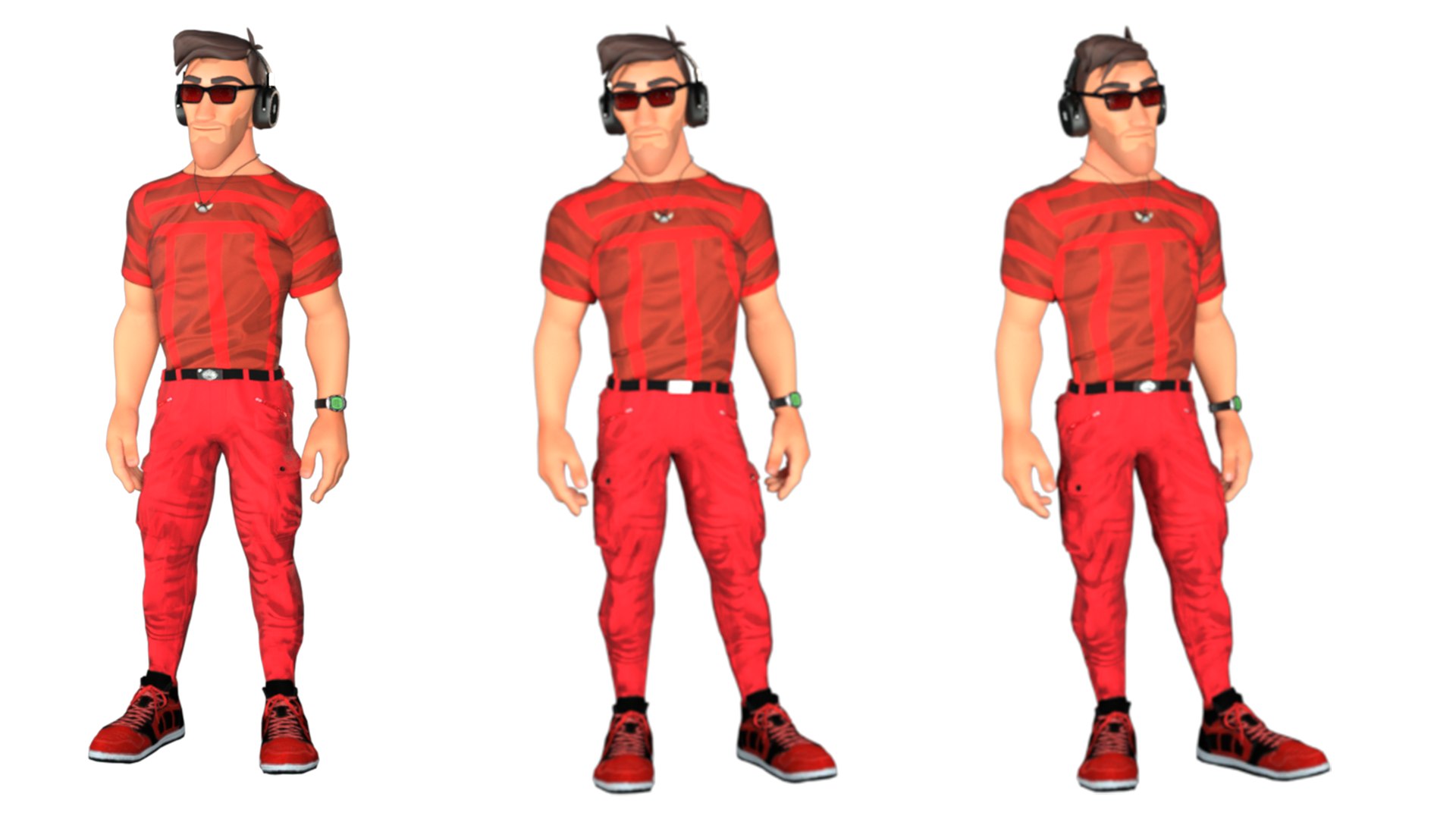 Cartoon Man Rigged 3D Model model - TurboSquid 2098776
