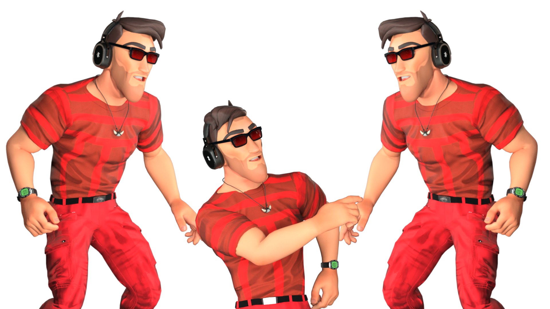 Cartoon Man Rigged 3D Model model - TurboSquid 2098776