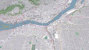 Cityscape Portland USA