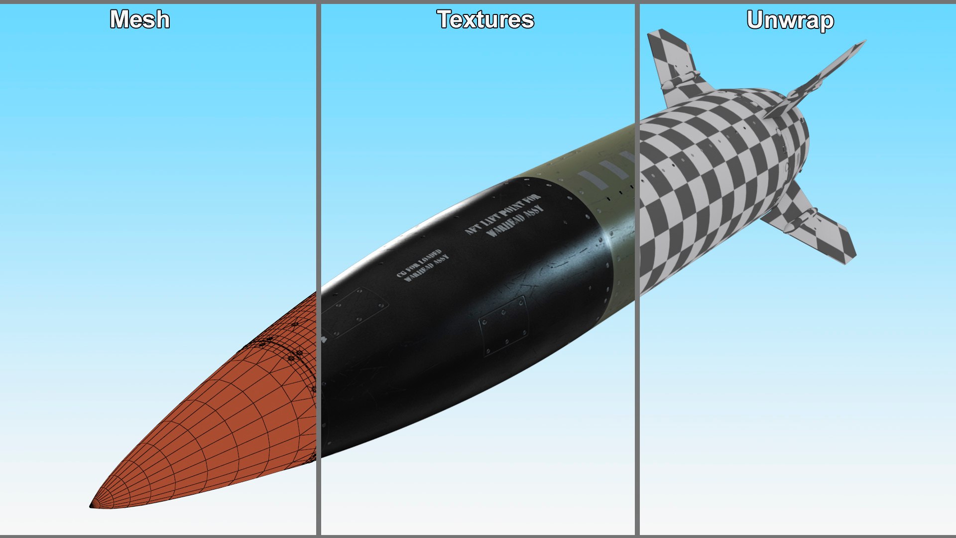 3D Military Air-to-Ground Missile MGM 140 ATACMS - TurboSquid 2327240