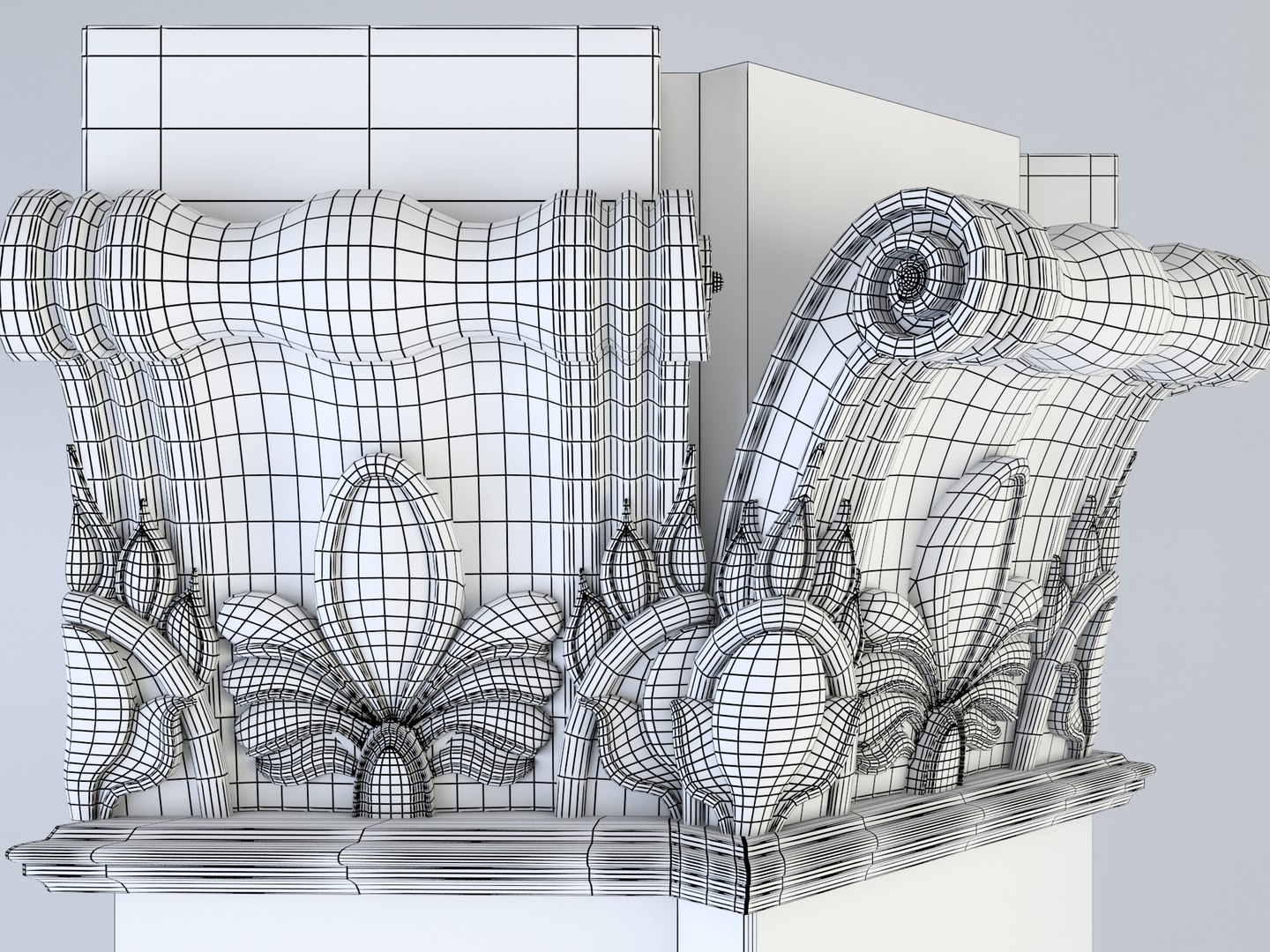 3d Model Column